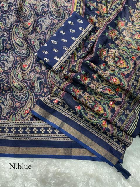 Vastrangan kalamkari ajrakh printed saree wholesale rate